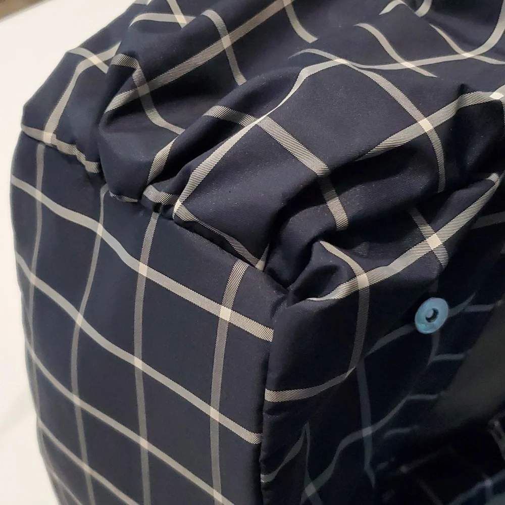 Lululemon Back to Class Backpack In Pacfic Check Inkwell Ghost